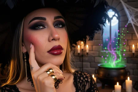 SashaDuranteのSexy witch awaits you this Halloweenの枚の写真