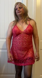 balad13 Emily's see through pink nighty Pic 5