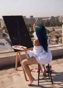 AriaVoss Top floor sexiness 💦 Pic 6