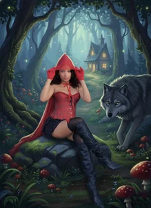 Your Little Red Riding Hood ❤️‍🔥❤️ od JessyZoe  5 snímek