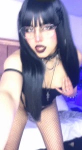 _Ambar-devon_ Black lingerine Bilde 3