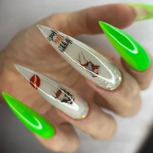 WhiteQueen888 Long NAILS Hình 3