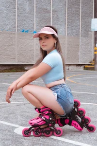 sexy girl on roller skates de Gaby_Wett  2 photos