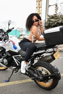 TabyJhonson A ride on a motorcycle Pic 6