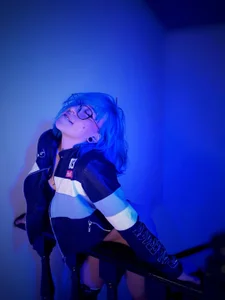 sofi_bakerr Blue erotic session💙 Pic 7