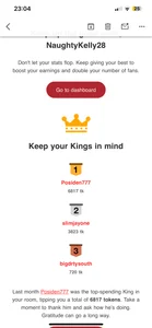 March 2025 top Kings thank you so much 😊 guys I really appreciate you all big time ❤️❤️❤️ de NaughtyKelly28  Imagens