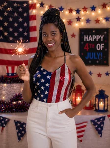sindy_castro JULY 4 ❤️🩵🤍 Pic 5