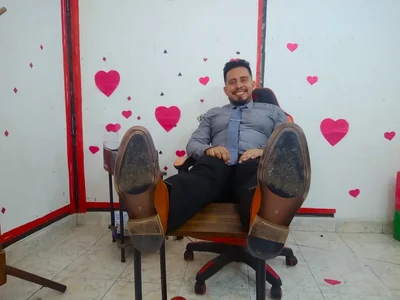 KalethBigDick honey color shoes Poză 2