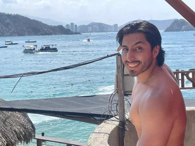 sixsevensex Javier in the beach Pic