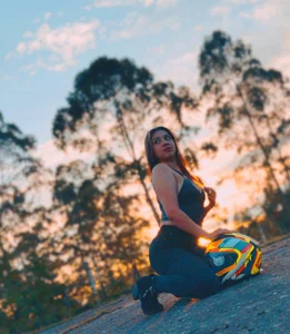 nina_carther Motorcyclist Poză