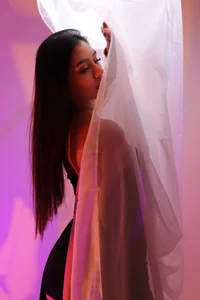 AllyJensen 💗 Veiled in Pink 💗 Pic 3