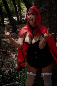 ashlyrey-1's Little Red Riding Hood is ready for a hot adventure 🔥🎃😈 Sex Photo 4