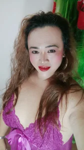 Ms_SexretaryCockTs violet dress Foto 4