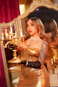 samarajhonson sexy girl in red Foto 2