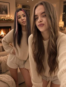 Mellywow 2 girls soft vibes Pic