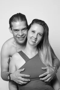 Mia_and_Erick Black and white Billede 3