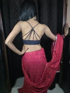 Strip_Simmie in Saree Poză 9