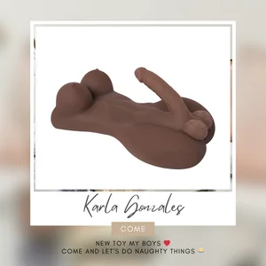 Karlagonzales_ Guys, I present to you my new toy, come and let's play together 🍆😱 Part 1 Pic 2
