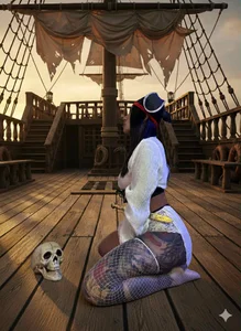 Kayla_foxxy pirate halloween Fotka