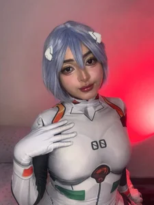 yui_ayanami Rei Ayanmi Cosplay ૮ ྀི˶ᵔ ᵕ ᵔ˶ ྀིა Pic 2