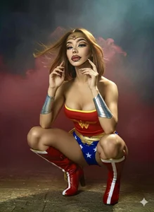 Catvalentine_Cosplay Wonder Woman🦸🏻‍♀️💪🏼图片 9