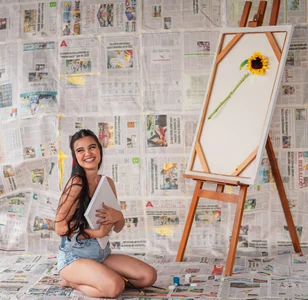 CamilaSofiia Painting afternoon Pic