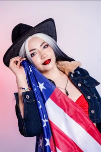 Aylen_darkmoor 4th July 💙🤍❤️ Pic 3