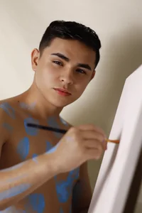 lianfox_ Between strokes ... my most provocative part hides Hình 3