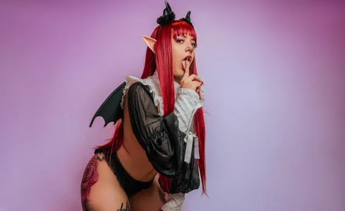 Charlotte_Myers demon cosplay 😈💦 Pic 4