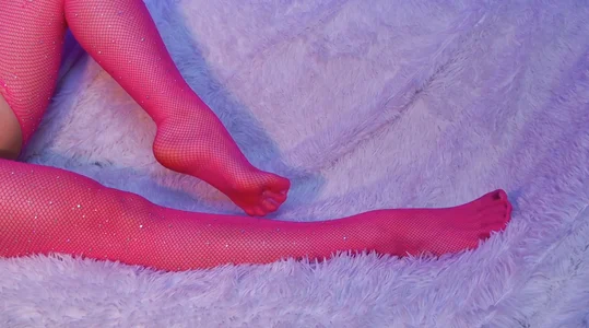 JasmineMilko's Neon fishnet tights Sex Photo 6
