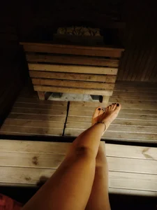 goddessagatha Sauna feet Pic
