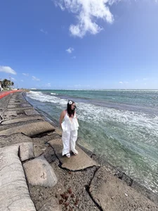 Ayha_khalaf vacation on the beach Pic 6