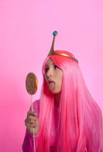folinskayyyaのmy cosplay of Princess Bubblegum)の 2枚の写真