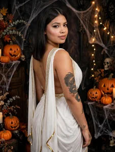 Olivia_gh1 ATHENA HALLOWEEN😍🤍.  6. fénykép