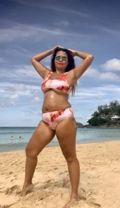 ANNA-ANASTASIA Orange bikini Foto 2