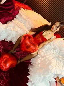 Abbyevaans White wings, mischievous intention, Happy Valentine's Day.🔥💗 Εικόνα 6