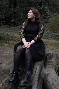 Black_Black_Rose dark lady 🖤 Pic 9