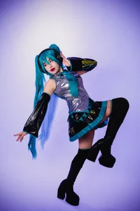 Hatsune Miku cosplay💙 de vi_anaya  photos