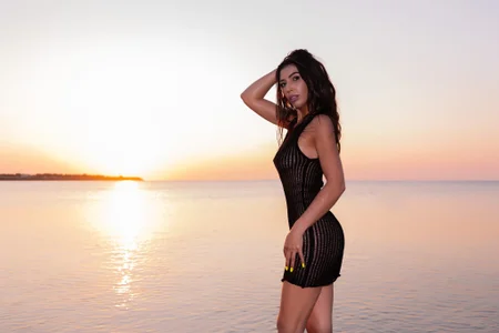 Rossaliaa romantic sunset at the beach Billede 8
