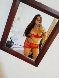 EmaGw7 Hot in red lingerie Pic 3