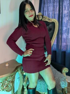 Rocker_Chica_Camila Red Dress Pic 3