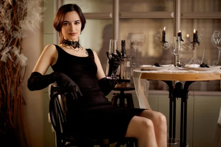 KimberlyLake Little black dress Poză 8