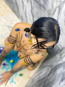 LOOK AT MY PAINTING 🎨🙈🥺 od nikky_latin  snímek