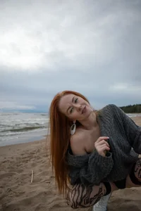 DreamVikky's Overcast day at the beach Part 1 Sex Photo 7
