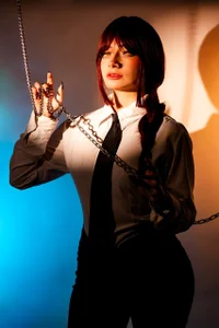 angelgate MAKIMA COSPLAY🥵❤️ Pic 2