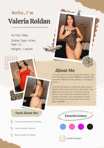 ValeriaRoldanX Get to know me a little Pic