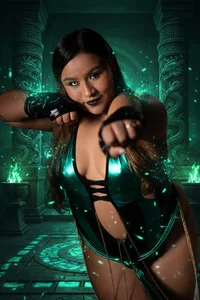 ElaBourn_ Jade Cosplay  2. fénykép