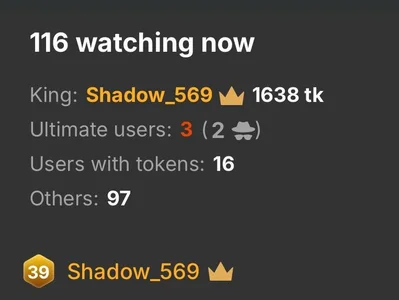 swt_shadow SHADOW KING 👑👑 Thank you so much for loving me 😘😍🥰😘👑❤️🎁🎁 Billede 7
