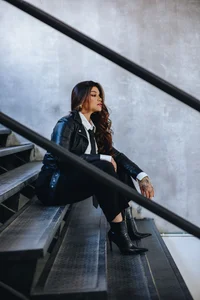 LeaThompson 🖤Black & White, Elegant Lea🤍 Fotka 5