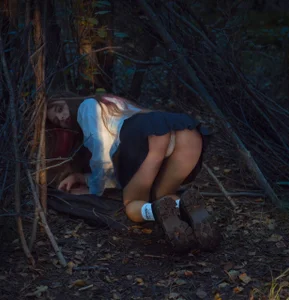 lil_cassie me in forest Pic 5